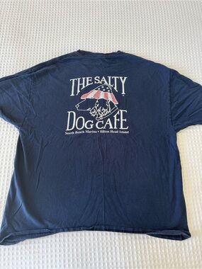 Salty Dog Patriotic Navy Tee Size XL